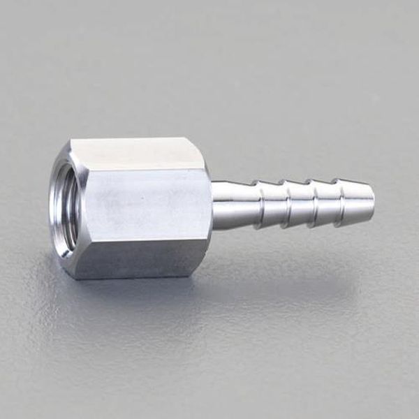 ●ねじサイズ…Rc（PT）3/8”●材質…SUS304●使用温度…−50〜150℃●使用圧力…3.45MPa以下●タケノコ外径(mm)…14●タケノコ内径(mm)…10●六角対辺(mm)…22●タケノコ長(mm)…28●全長(mm)…49●適合ホース内径※…13mm●※適合ホース内径はホース材質により多少誤差が生じます。●内ネジが切ってあり、外ネジ部を他の継手無しで接続可能です。●ホースバンド等でホースが抜けないようにしっかりと固定し、使用して下さい。EA141AT-314楽天 JP店　