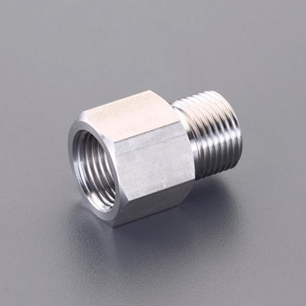 ●ねじ径（雄）…G1/8”(PF)●ねじ径（雌）…Rc1/8”(PT)●使用圧力…6.9MPa以下●使用温度…-50〜150℃●材質…SUS304●全長(mm)…23●PFネジからPTネジへの変換用ソケットです。画像はEA141AY-283です。EA141AY-281楽天 JP店　