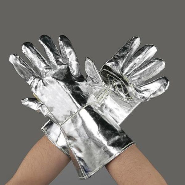 【メーカー在庫あり】 エスコ ESCO ［フリー］330mm 手袋（ケブラーー・表面アルミ） EA353AB-33 JP店