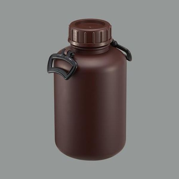 【メーカー在庫あり】 エスコ ESCO φ218x390mm／10L 遮光型広口ポリ容器（取手付 EA508AK-49 JP店