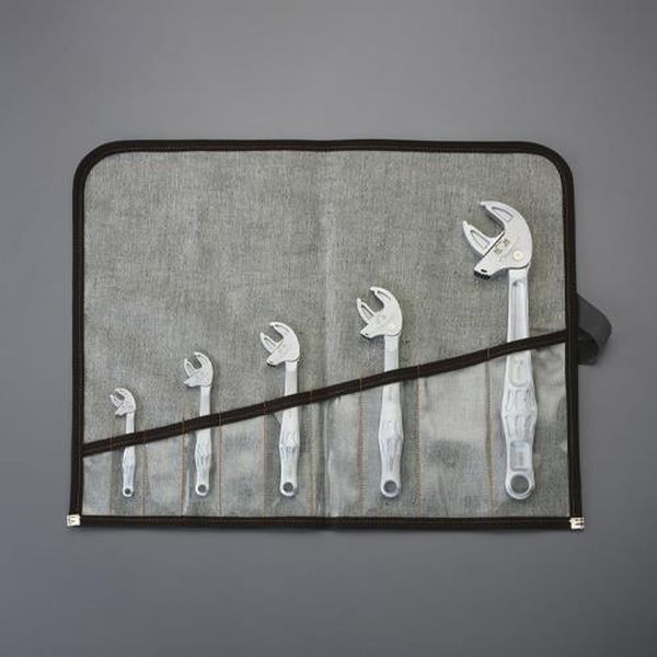 【メーカー在庫あり】 エスコ ESCO 5本組 クイックスパナ（ラチェット式） EA614WD-15 JP店