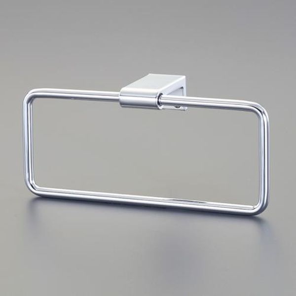 ●仕様…ビス式●タオル掛幅…194mm●材質…ブラケット：亜鉛ダイキャスト（サテン）リング：真鍮（Ni-Crメッキ）●パイプ径…φ8mm●奥行…53mm●高さ…91.5mm●耐荷重…5kg●付属品…タッピンねじφ4×40（2本）EA638LE-201楽天 JP店