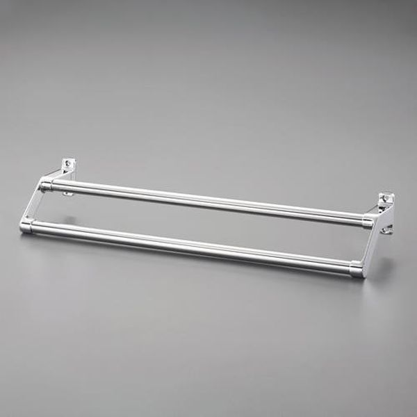 【メーカー在庫あり】 エスコ ESCO 453mm タオル掛け（ステンレス製／2段式） EA638LE-211 JP店 hirochishop-13034056 株式会社ヒロチー商事 楽天市場店 パッケージ画像