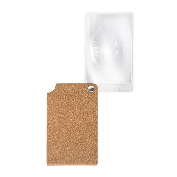 【メーカー在庫あり】 エスコ ESCO x 2.5／48x74mm ポケットルーペ（角型／ブラウン） EA756B-92 JP店