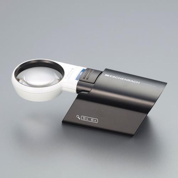 【メーカー在庫あり】 エスコ ESCO x 6.0／φ58mm ルーペ（LEDライト付） EA756C-29 JP店