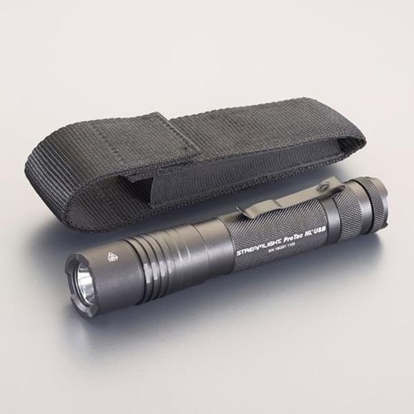 【メーカー在庫あり】 エスコ ESCO ［充電式］ フラッシュライト／LED（黒） EA758SG-75 JP店