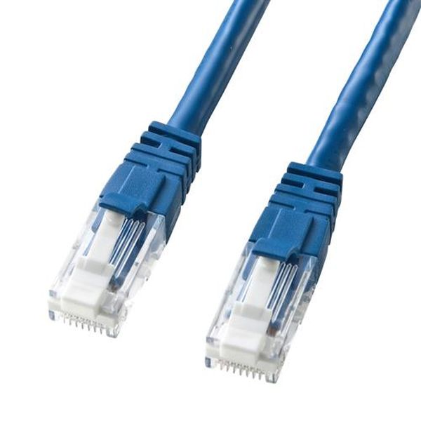 ●カテゴリー…6準拠●コネクタ形状…RJ45●長さ(m)…5●直径…6.4mm●カラー…ブルー●曲げても折れないナイロン製ツメと弾力性に優れたPVC（ポリ塩化ビニル）製ツメ折れ防止カバー、性能が見える透明構造ポリカーボネートコネクタで、信頼...