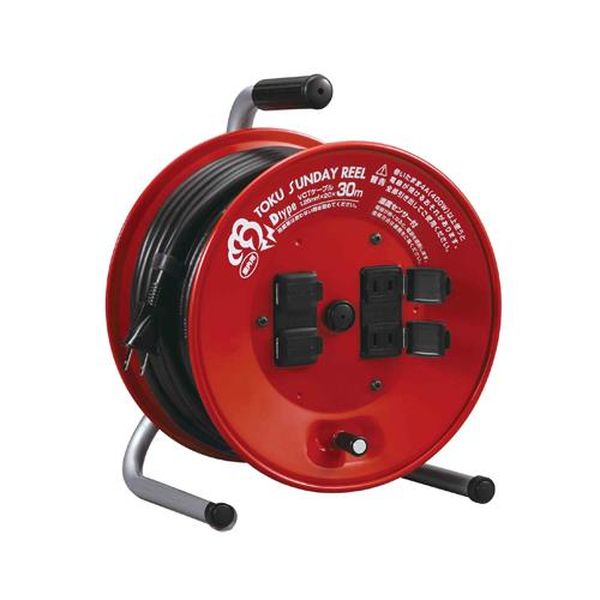 【メーカー在庫あり】 エスコ ESCO AC125V／15A／30m コードリール（温度センサー付） EA815BA-30 JP店