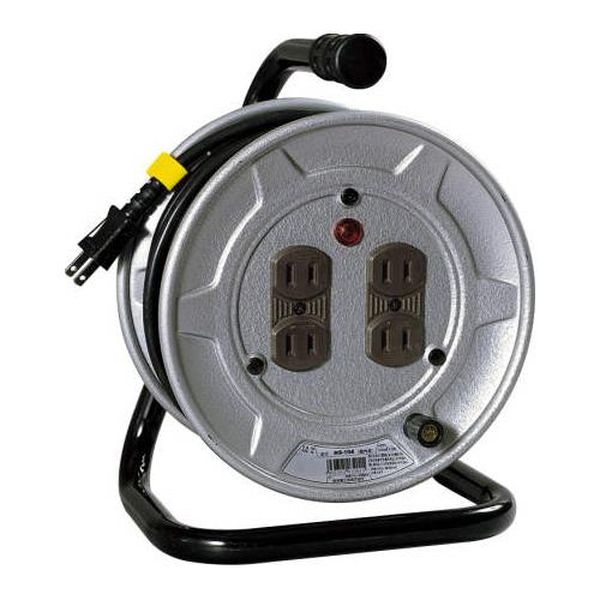 【メーカー在庫あり】 エスコ ESCO AC125V／15A／10m コードリール（アース無） EA815BH-1 JP店