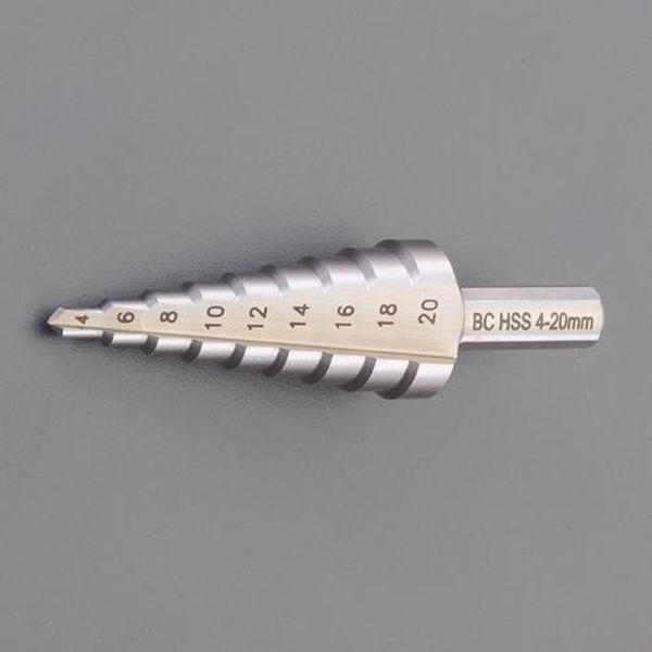 【メーカー在庫あり】 エスコ ESCO 4−20mm ステップドリル（HSS） EA825SB-2 JP店