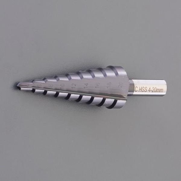 【メーカー在庫あり】 エスコ ESCO 4−30mm ステップドリル（TiALN−HSS） EA825SB-43 JP店