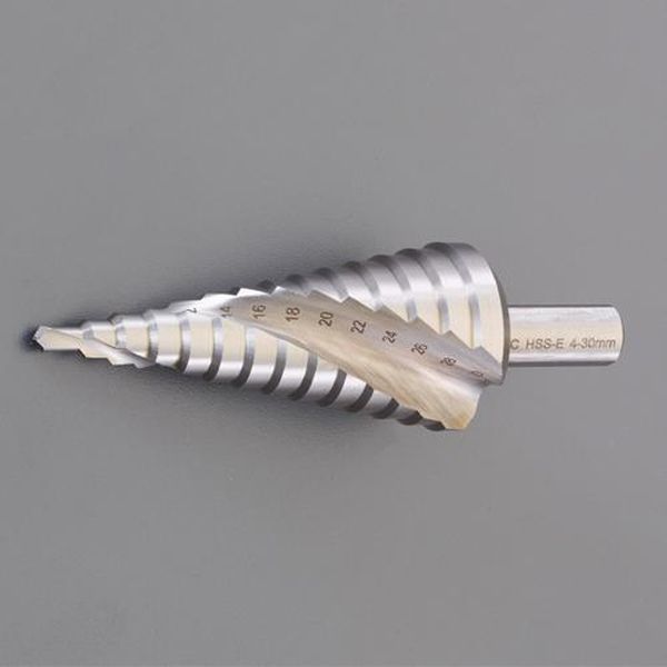 ●サイズ…3A-S●サイズ(mm)…4〜30(2mmとび)●シャンク径…10mm●全長…100mm●材質…HSS-E Co5(コバルトハイス)●対応被削材…鉄・ステンレス・銅・真鍮・樹脂●厚さ2mmまでの金属や、厚さ4mmまでの非鉄金属の穴あけに画像はEA825SB-62です。EA825SB-63楽天 JP店　