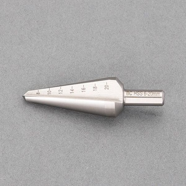 ●サイズ…2●サイズ(mm)…6〜20●シャンク径…8mm●全長…70mm●材質…HSS（ハイス）●鉄・アルミ・銅・樹脂の薄物の穴あけにEA827FM-2楽天 JP店　