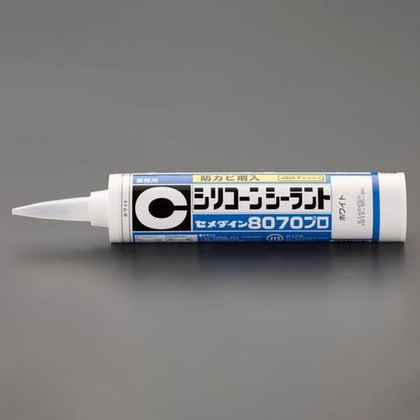 【メーカー在庫あり】 エスコ ESCO 330ml シリコ-ンシーラント（防カビ剤入・ホワイト／1本） EA930AN-11A JP店