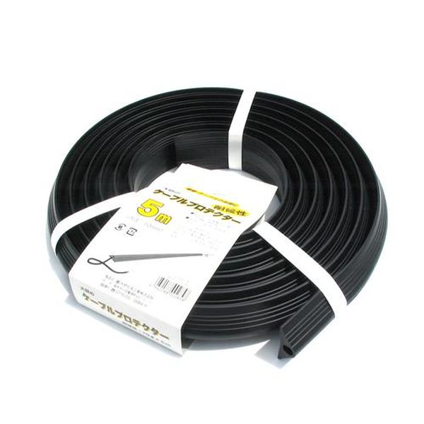 【メーカー在庫あり】 エスコ ESCO φ10mmx 5m ケーブルプロテクター（ブラック） EA940HB-1 JP店