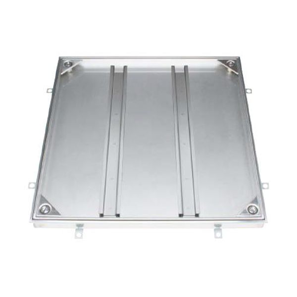 ●仕様…450角●サイズ…450×450×35(H)mm●重量…3.3kg●充填時の蓋重量…約13kg●材質…本体：ステンレスSUS304パッキン：クロロプレンゴム●ボルト固定式　施錠タイプ●モルタル充填用(充填深さ16mm)●屋内外用●密閉形（防水・防臭）●確実な密閉性能を確保するため蓋を一体で成形しています。●施錠タイプはロックボルトの頭部が特殊な形状になっています。●イタズラや盗難防止のため、ロックボルトの頭部を特殊な形状としました。●軽量化のため、蓋厚さを薄くしました。●蓋開閉時に化粧キャップを紛失しないよう、化粧キャップをロックボルトと一体構造としました。●公共建築協会評価対象品●充填用EA997LE-41楽天 JP店