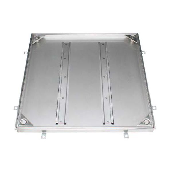 【メーカー在庫あり】 エスコ ESCO 450角用フロアハッチ（充填用／ボルト固定式） EA997LE-46 JP店