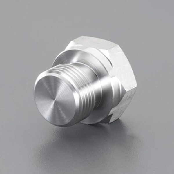 ●ねじ径(G)…3/8”●材質…ステンレス（SUS304)●使用圧力…6.90MPa●使用温度…-50〜150℃●流体…ステンレスに悪影響がない流体●不要な配管部分(内ネジ)のブラインドに使います。●六角があることでスパナ掛けも容易に作業が出来ます。●頭部分が六角形状となっており、スパナやモンキーレンチ等で管用めねじにねじ込んでシールします。●油圧・空圧機・車輛・電力・上下水道他幅広い分野で使われます。EA141AD-203楽天 JP店　
