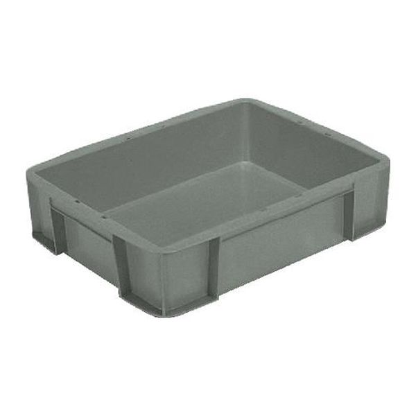 【メーカー在庫あり】 エスコ ESCO 469x369x114mm/14.3L コンテナ (ライトグレー) ...