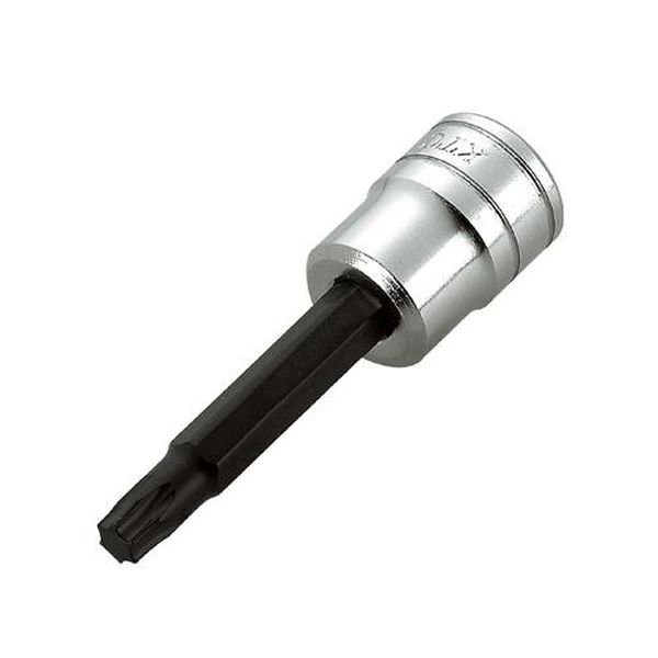 ●サイズ…T27●全長(mm)…59.5●重量(g)…38●差込角…1/4”●外径（mm）…16●応力の集中を防ぐことでボルトの角を傷めにくく、レンチの薄肉化にも貢献する面接触形状パワーフィットを採用しています。EA618NV-27楽天 JP店　