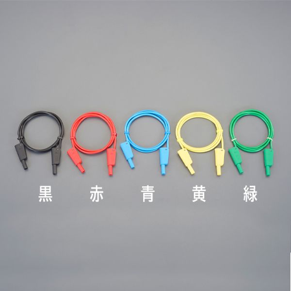 【メーカー在庫あり】 エスコ ESCO φ4mm/500mm テストリード (スタック接続/黄) EA707NC-594 JP店