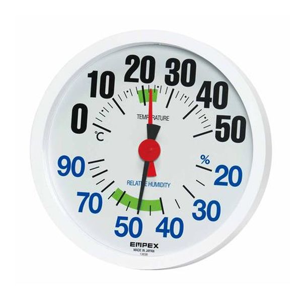 【メーカー在庫あり】 エスコ ESCO φ140mm 温度・湿度計 EA728EB-68 JP店