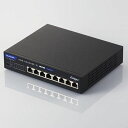 【メーカー在庫あり】 エスコ ESCO レイヤー2 PoEアンマネージギガスイッチ (8ポート) EA764BY-182 JP店