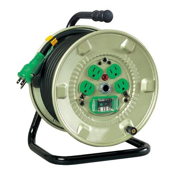 【メーカー在庫あり】 エスコ ESCO AC125V/15A/20m コードリール (アース付) EA815BH-21A JP店