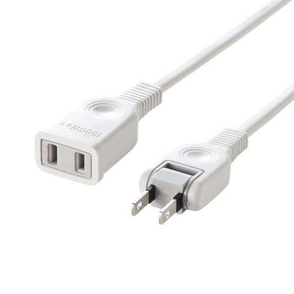 ●コンセント…2P×1口●コード長…1m●定格…15A・125V(1500W)●カラー…ホワイト●スイングプラグ、絶縁キャップ付●電源タップや機器の電源延長に便利です。●トラッキング火災を予防できる絶縁キャップ付スイングプラグを採用しています。●安全な二重被ふくコードです。●PSE(電気用品安全法)技術基準適合品でトラッキング対策適用範囲拡大対応です。(耐トラッキング性試験、グローワイヤ燃焼性試験認可)EA815GA-104楽天 JP店　