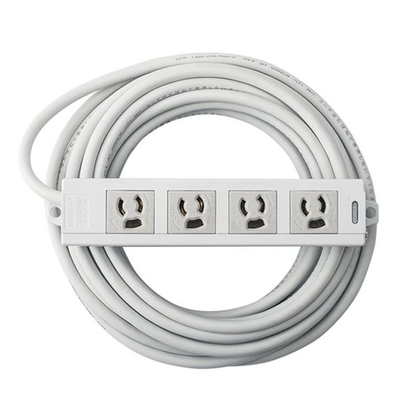【メーカー在庫あり】 エスコ ESCO AC125V/15Ax10m タップ (4口/3P/絶縁キャップ付) EA815GM-298 JP店
