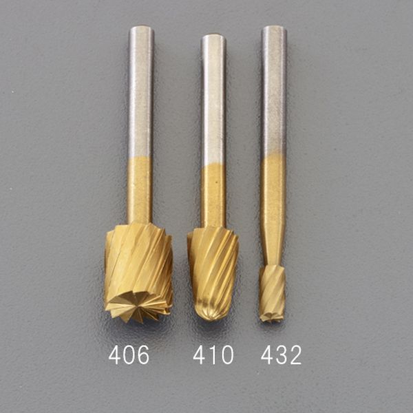 【メーカー在庫あり】 エスコ ESCO 3.2x6.4mm/3.2mm軸 [TiNコート] ロータリーカッター EA818E-432 JP店