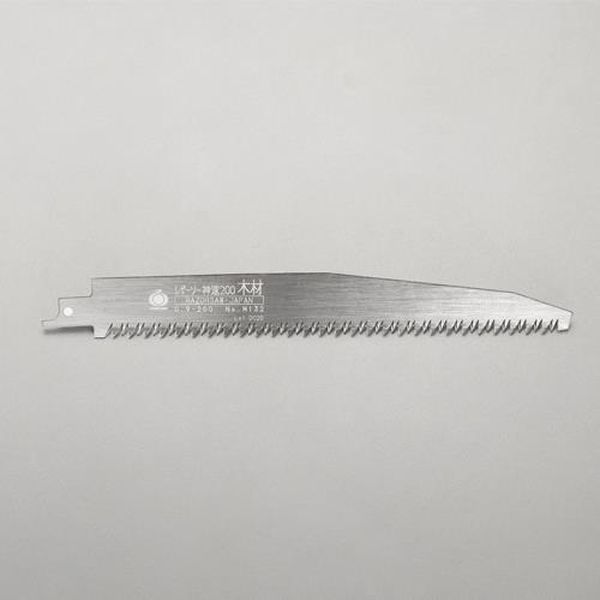 ●全長（mm）…227●用途…木材●材質…SK材●刃長…200mm●板厚…0.9mm●切幅…1.5mm●ピッチ…3.4mm●山数…7●重量(g)…30●適合本体…レシプロソー・セーバーソー　マキタ・ハイコーキ・リョービ・その他●適用材…集成材・一般木材・コンパネ・MDF・PB（OSB）・薄板合板●入数…1枚●替刃式鋸のパイオニア『レザーソー』が長年の目立て技術を駆使し、開発した切れ味特化型木工用レシプロソー！●切断スピードを重視した刃●ブレを抑えたブレードで切断力UP●木材等を素早く切断EA857ZG-1楽天 JP店　