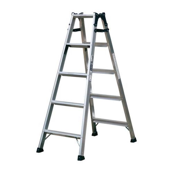 【メーカー在庫あり】 エスコ ESCO 1.41m はしご兼用脚立 (ワイドステップ) EA903AB-4C JP店