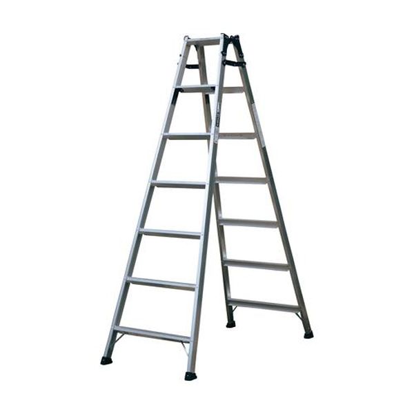 【メーカー在庫あり】 エスコ ESCO 2.00m はしご兼用脚立 (ワイドステップ) EA903AB-6C JP店