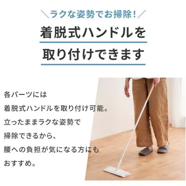 【メーカー在庫あり】 エスコ ESCO [5点組] 掃除用具セット (ホワイト) EA928AB-101 JP店