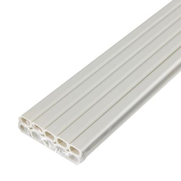 【メーカー在庫あり】 エスコ ESCO 16mmx1.0m テープ付モール (プラスチック/白/10本) EA947JC-11 JP店