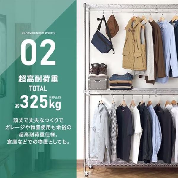 【メーカー在庫あり】 エスコ ESCO 1800x460x2140mm メタルラック EA976AJ-83 JP店