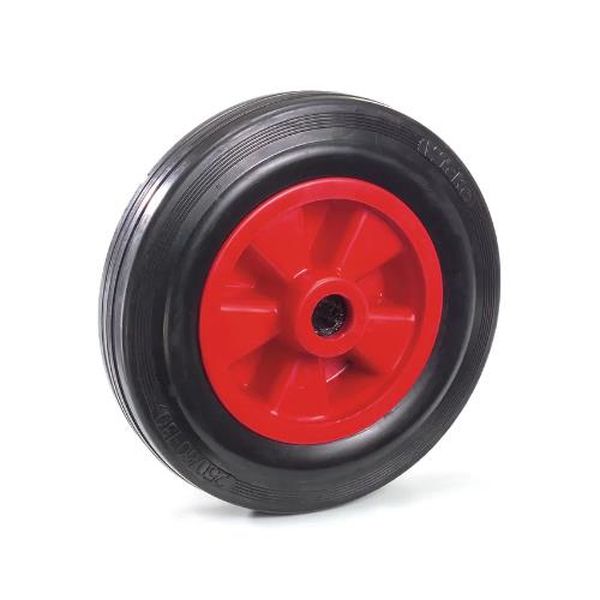 【メーカー在庫あり】 エスコ ESCO 250x60mm ソリッドラバータイヤ (プラスチックホイール) EA986CW-11..