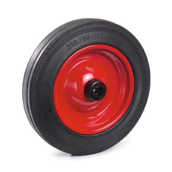 【メーカー在庫あり】 エスコ ESCO 250x60mm ソリッドラバータイヤ (スチールホイール) EA986CW-3 JP店