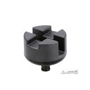 【メーカー在庫あり】 エスコ ESCO 62x62mm ジャッキ用アダプター EA993LB-100A JP店