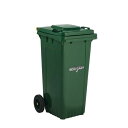 【メーカー在庫あり】 エスコ ESCO 120L ダストボックス (キャスター付・緑) EA995A-109 JP店(3)