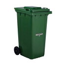 【メーカー在庫あり】 エスコ ESCO 240L ダストボックス (キャスター付・緑) EA995A-110 JP店