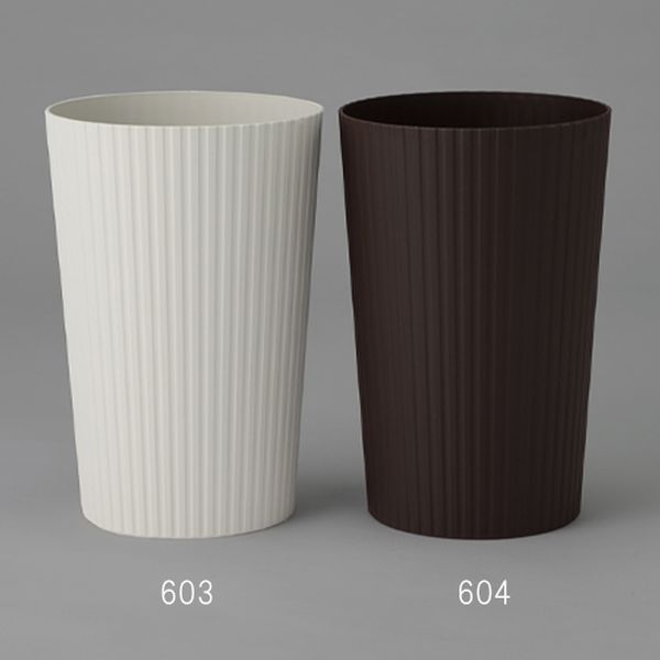 【メーカー在庫あり】 エスコ ESCO φ225x340mm/10L ダストボックス (丸型/茶/6個) EA995AA-604 JP店 [2]