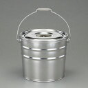 【メーカー在庫あり】 エスコ ESCO 18L バケツ・ふた付(ステンレス製) EA508S-218 JP店