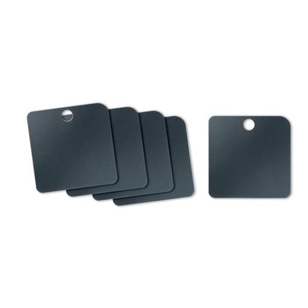 【メーカー在庫あり】 エスコ ESCO 38mm タグブランク(アルミ角/ブラック/5枚) EA591HC-33B JP店