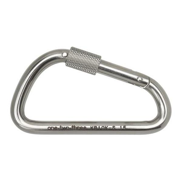 【メーカー在庫あり】 エスコ ESCO 94x40x10mm カラビナ(ステンレス製/安全環付) EA638JS-12 JP店