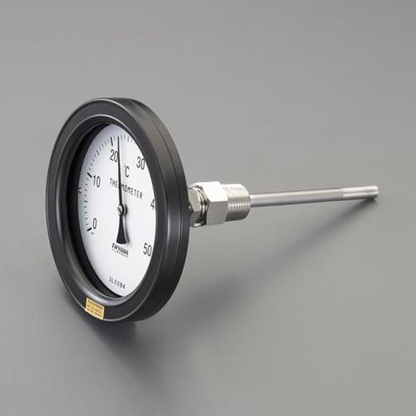 【メーカー在庫あり】 エスコ ESCO 0-100℃/100mm バイメタル式温度計(屋外用) EA727AE-4 JP店