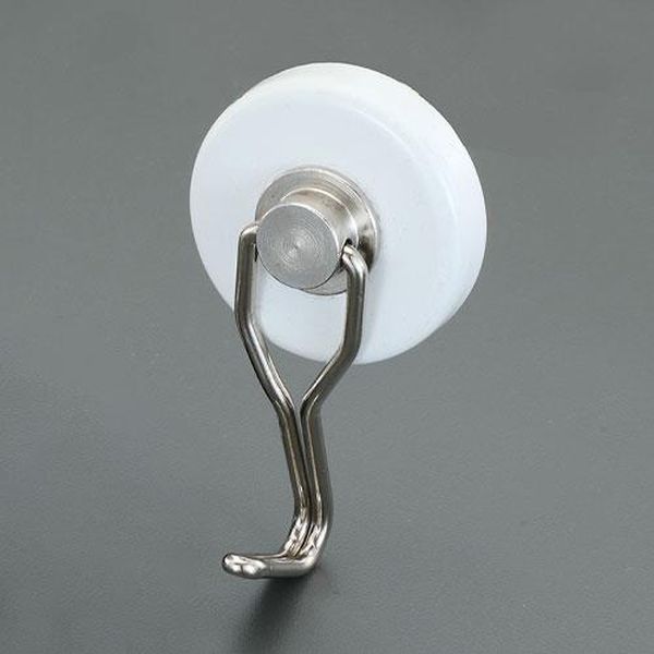 【メーカー在庫あり】 エスコ ESCO φ52mm/7.0kg マグネットフック(スイベル式/白) EA781ET-14B JP店