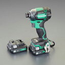 【メーカー在庫あり】 エスコ ESCO DC10.8V インパクトドライバー(充電式) EA813DB-43 JP店