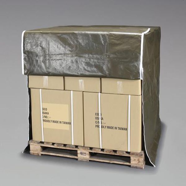 【メーカー在庫あり】 エスコ ESCO 1200x1200x1300mm パレットカバー(ファスナー式/OD) EA985PK-32 JP店